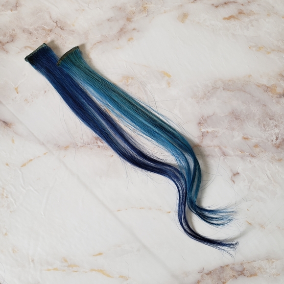 Euronext Blue Clip-In Human Hair Extensions - Picture 3 of 11